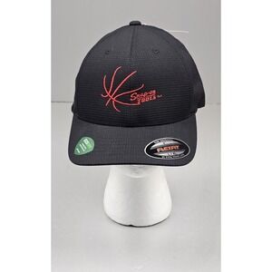 Snap On Tools Fitted Hat Mens L/XL. Black & Red Eco Dry Basketball‎ Logo NWT